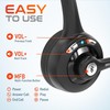Delton 10X Bluetooth Computer Headset, Over-The-Head Single Ear Wireless Headset