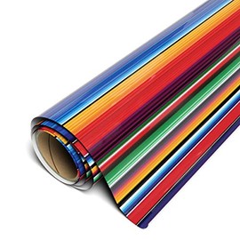 Siser EasyPatterns Plus Pre-Masked HTV 12" x 5ft Roll - Iron on Heat Transfer Vinyl (Serape)