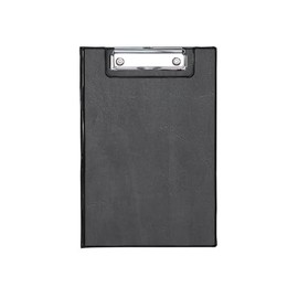 MAUL A5 Writing Case, Cardboard Folder with Foil Cover for Folding, Document Folder A5 with Compartment for Paper, Practical Document Bag for Hanging, Briefcase for Office, Black