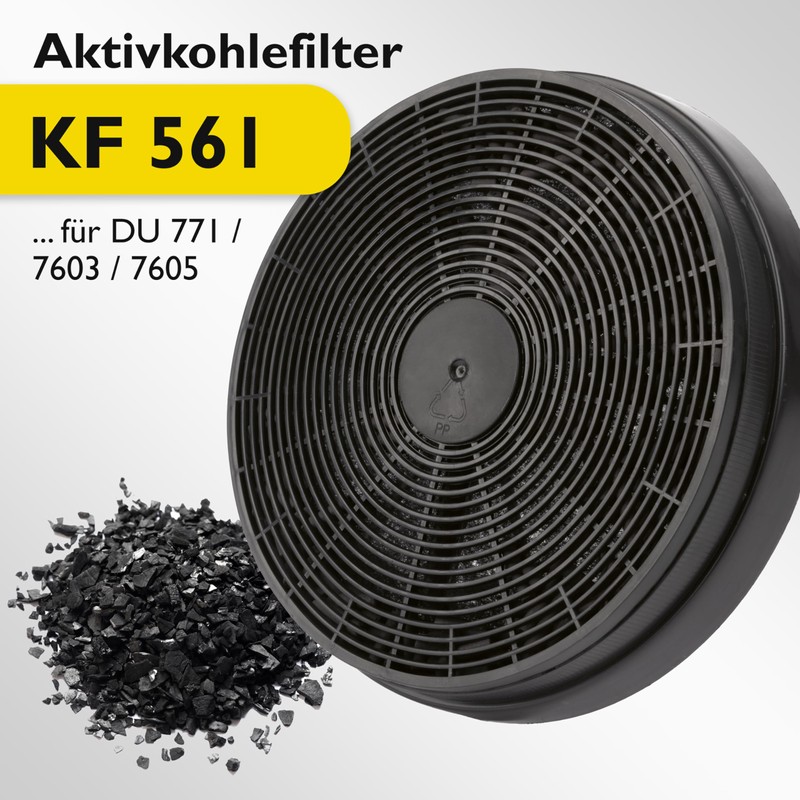 Bomann® Carbon filter set, activated carbon filter in a practical