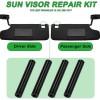 ROMASO 4Pcs Sun Visor Repair Kit for 2007-2017 JEEP WRANGLER