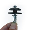 Tarpaulin Button Lashing Hook for Tensioners Elastic with Wall Plugs
