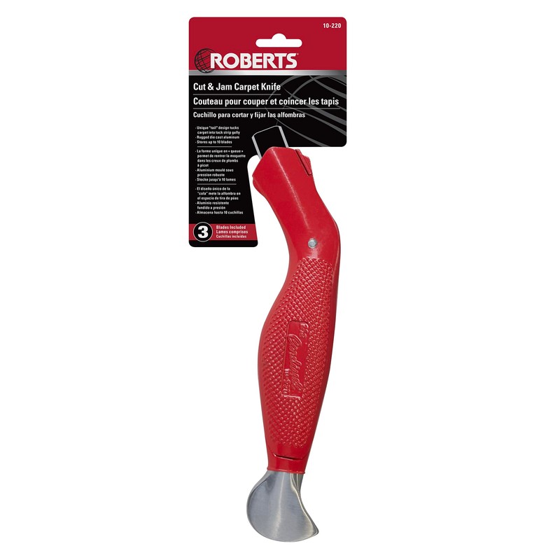 ROBERTS Carpet Tools Cut and Jam Carpet Knife 10-220