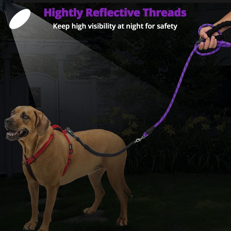 Long Dog Leash 20 FT: Heavy Duty Rope Leashes for