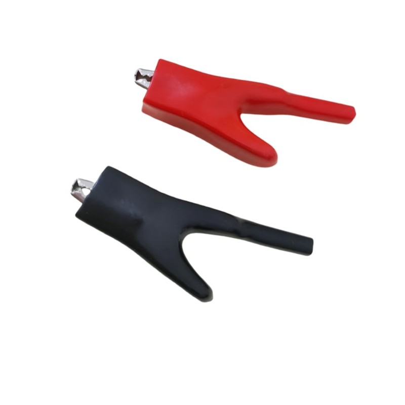 QLXHBOT Insulated Alligator Clips 50A Heavy-Duty Alligator Clamps Battery Crocodile