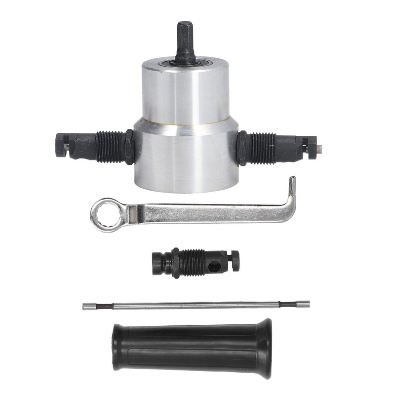 Double Head Sheet Metal Nibbler Cutter Adjustment High Hardness Multifunctional