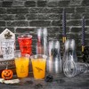 50 Pcs Halloween Disposable Plastic Cups, Spooky 12oz Cold Drink