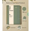 Graph Spiral Journal Notebook, A5 Hardcover Spiral Journals for Women