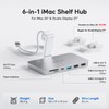 PULWTOP 6-in-1 USB C Hub for iMac 2021/2023/2024 Accessories iMac