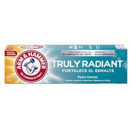 Arm & Hammer Truly Radiant, Pasta Dental Blanqueadora, Fortalece El Esmalte Dental, 121 gr