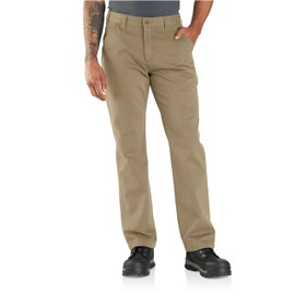 Carhartt Men's Relaxed Straight Twill Dungaree, Dark Khaki, W40 x L32