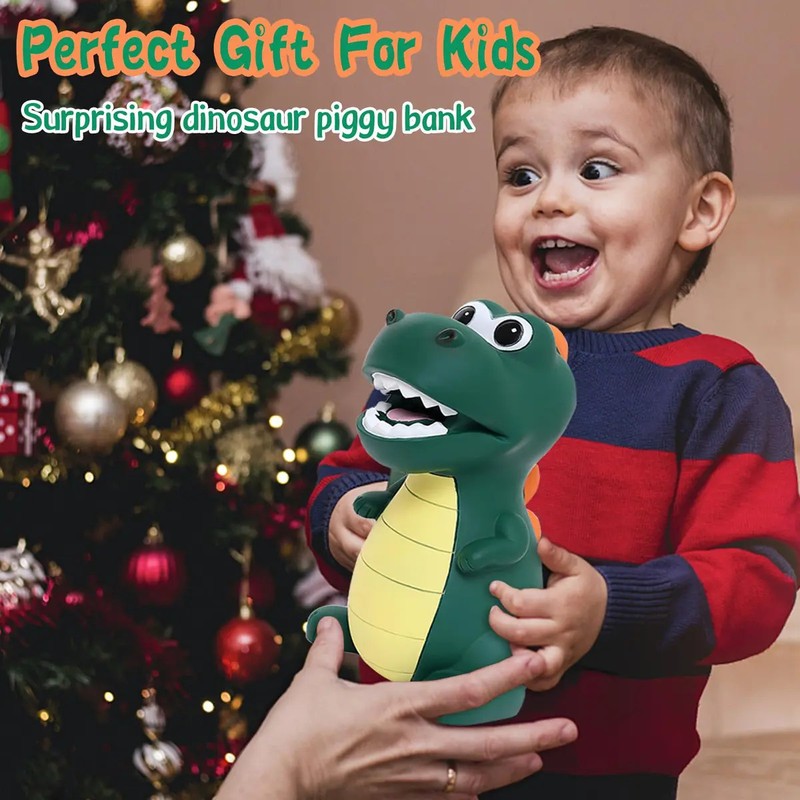 Alcancía Para Niños, Hucha De Dinosaurio De Plástico