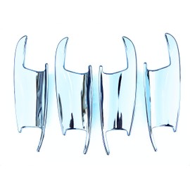 UNICUS Chrome Door Handle Recess Insert Cups 4X Compatible with Mercedes W212 E Class 2009-2016 AMG Chrome