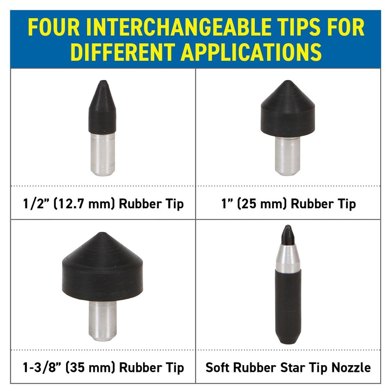 LockNFlate Five Piece Blow Gun Kit