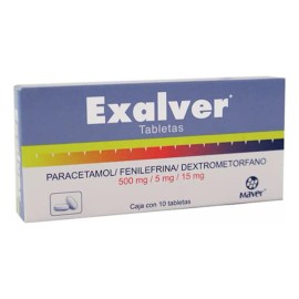 Exalver Tabletas – 10 Tabletas | Alivio eficaz para dolor y fiebre