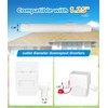 WADEO Rain Barrel Hose Connector, Compatible with Downspout Diverters(1.25'' Outlet