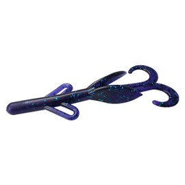 Tackle HD 12-Pack Brush Buster Fishing Bait, 5" Twin Tail Swimbait, Lizard and Crawfish-Like Crappie, Bass, Walleye, or Trout Lures, Fishing Lures for Freshwater or Saltwater, Junebug