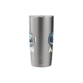 Aspen Ski Goggles Snowy Mountain Scene Art Stainless Steel Insulated Tumbler
