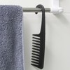 Hanging Perm Hair Comb Drying Comb Salon Comb Black 7ea