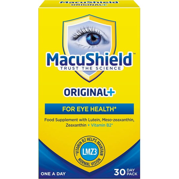 MacuShield Original+ Capsules - 30 Day Pack, Eye Health Food