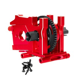 RCHuiWow RC Center Differential Mount & Cover & Motor Mount & 50T Diff Gear Upgrades for Arrm a 1/8 Kraton 6S BLX Outcast 6S BLX Typhon 6S BLX Talion 6S BLX,Red