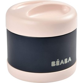 BÉABA - Insulated food container - For babies and children - 100% airtight - Stainless steel - Keeps cold and warm for more than 5 hours - Double walled - 500 ml - Pink/Blue