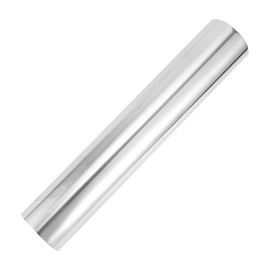 TUCKBOLD 57mm/2.2" OD Straight 6061 Aluminum Alloy Tube Intercooler Surface Polishing Air Intake Connection Hose Double Flat Head 300mm 11.8"(L) 1mm 0.04"(T)