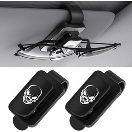 Soporte para Gafas de Coche, Soporte Universal de Gafas de Sol de Visera de Coche, Car Truck Multi-Function Iinterior Automotive Accessories 2pzs