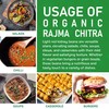 Jiva Organic Light Red Kidney Beans Speckled Whole (Rajma Chitra)