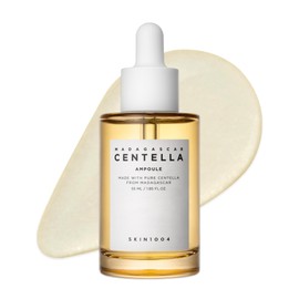 SKIN1004 Madagascar Centella Asiatica Ampoule Suero facial (1.85 onzas)  100 extracto de Centella Asiática  para calmar la piel sensible y propensa...