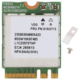 Annadue M.2 WLAN Card, NFA344A 867Mbps BT M.2 WLAN Card NIC Adapter FRU 01AX713 for ThinkPad 710S E470 E475 E570 E575 V310 YOGA-710 720 910 Series