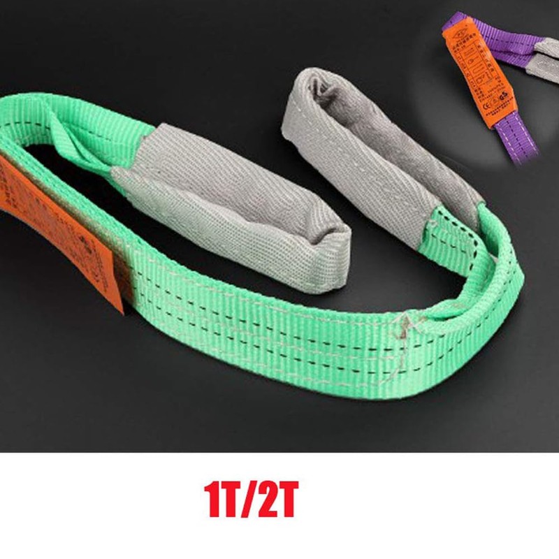 Duplex Polyester Webbing Lifting Heavy Duty Flat Cargo Sling Strap
