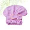 Vaguelly Elastic Shower Cap Bowknot Quick Dry Hair Drying Hat