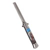Men Spring Comb Pocket Size Stainless Steel Teeth Foldable Brush