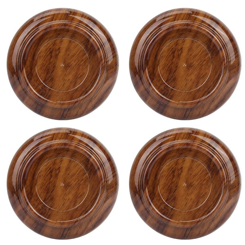 4Pcs Piano Foot Pads Upright Piano Caster Cup ABS Casters