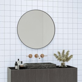 VaryPaper 32" x 354" Minimalist Square Grid Wallpaper Black and White Checkered Peel and Stick Wallpaper Modern Geometric Contact Paper Self Adhesive Vinyl Wall Paper for Bathroom Bedroom Living Room