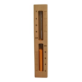 Sauna Sand Timer - 15-Minute Countdown Sauna Timer, Sand Falling Timer Red Cedar Sauna Hour Glass Timer