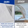 Wintcomfort Portable AC Window Seal Kit with Leaf Screen, Drawstring