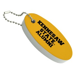 GRAPHICS & MORE Kennesaw State Owls Alumn Floating Keychain Oval Foam Fishing Boat Buoy Key Float