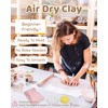 Gleamkid Air Dry Clay for Adults - Pottery Starter Kit