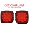 MAXXHAUL 50343 12V LED Submersible Left and Right Trailer Lights