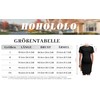 hohololo Maternity Dress Women's Pregnancy Knitted Dress Bodycon Puff Sleeve
