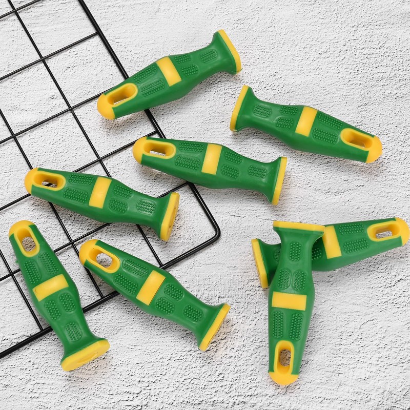 M METERXITY 3-Pack Rubber File Handle, 4.33 Inch Ergonomics Medium