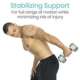 Vive Cinta de kinesiología (105 pies) – Cinta de apoyo atlético terapéutico – Rollo Kensio sin cortar – Recuperación muscular y articulaciones para alivio del dolor de hombros, espalda, rodilla, codo y tobillo – Impermeable para deportes