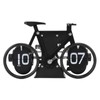 Vintage Flip Desk Clock Bike Shape Retro Mechanical Battery Powered