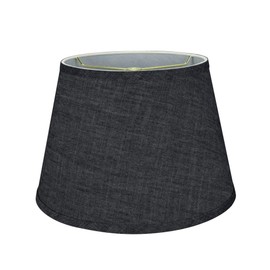 Aspen Creative 32921 Transitional Hardback Empire Shape Construction Grey-Blue, 13" Wide (9" x 13" x 9") Spider LAMP Shade