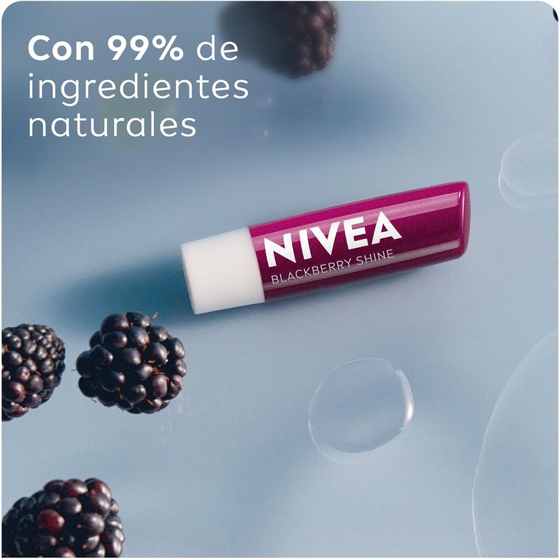 LABELLO Bálsamo labial con color Mora (4.8g) protector labial con