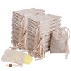 Lainballow 30 Pcs Natural Sisal Soap Bag, Exfoliating Soap Saver