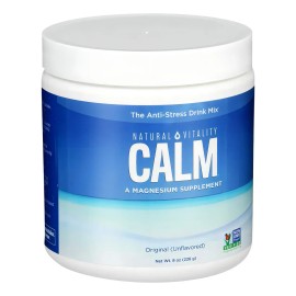 Natural Vitality Calm Magnesio Bebidas Antiestrés 227g sin sabor