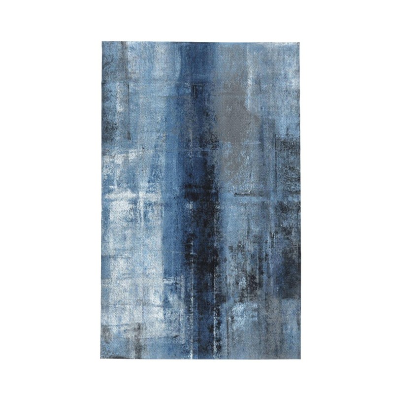 MATEKULI Navy Blue Abstract Kitchen Towels Dish Cloths,2 Pack Absorbent